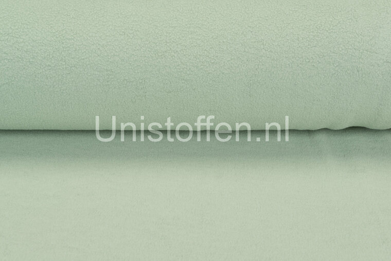 Katoenen Fleece lichtgroen