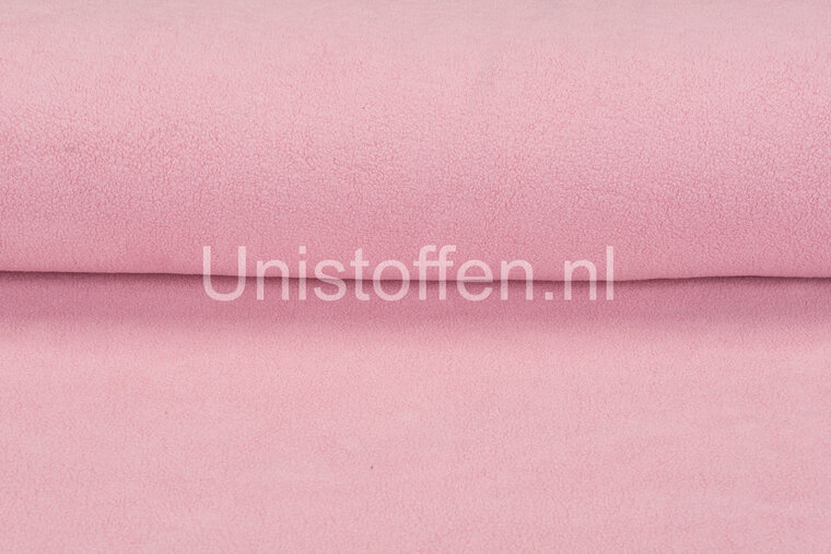 Katoenen Fleece roze