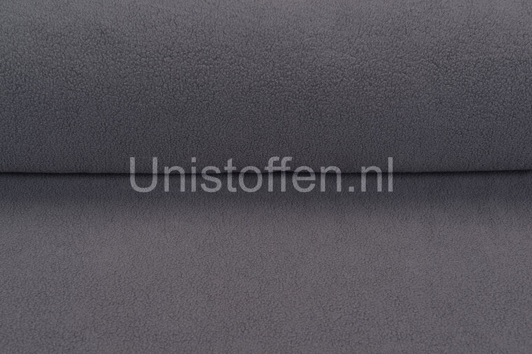 Katoenen Fleece grijs