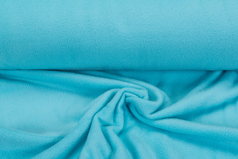 Micro Fleece anti-pilling licht aqua