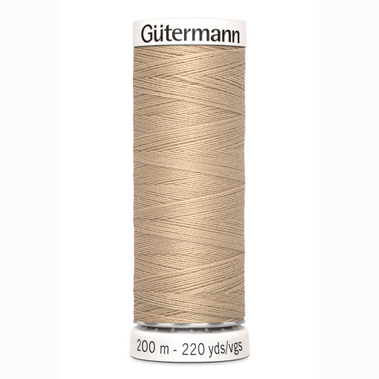 G&uuml;termann universeel naaigaren beige