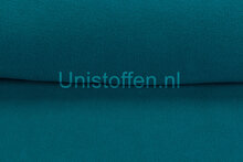 Katoenen Fleece licht petrol