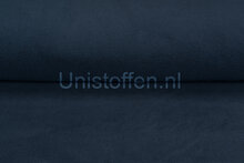 Katoenen Fleece donkerblauw 1