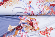 Viscose Tricot bedrukt PANEL multicolor flower