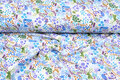 Alpenfleece bedrukt forest animals lichtgrijs-blauw